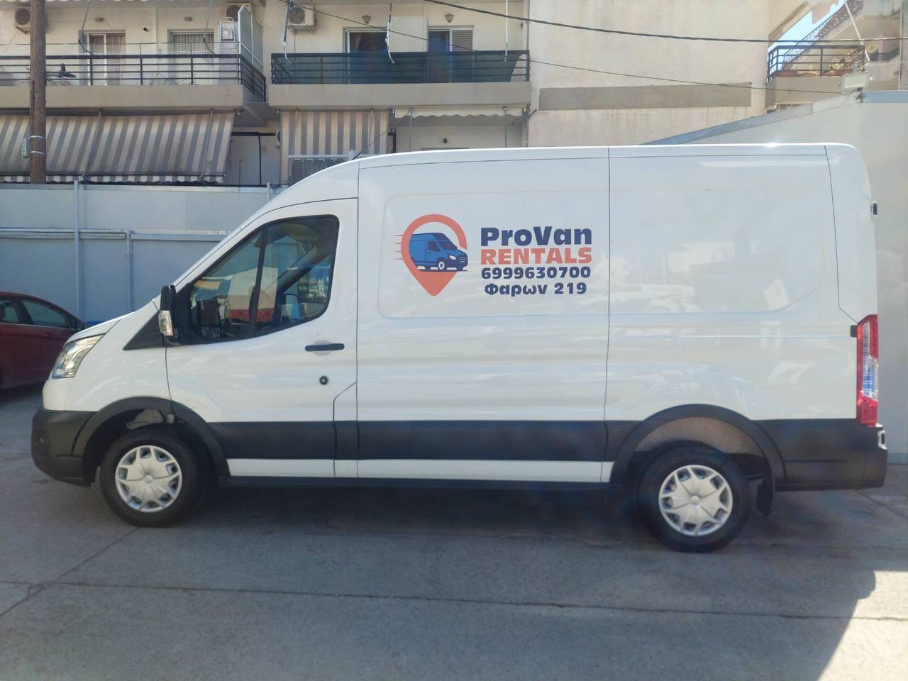 Ford Transit H2 L2 2022 — Ενοικίαση μεγάλου van Καλαμάτα ProVan Rentals